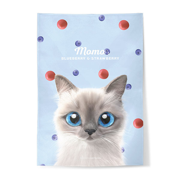Momo’s Blueberry &amp; Strawberry Fabric Poster