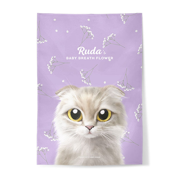 Ruda’s Baby Breath Flower Fabric Poster