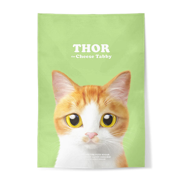 Thor Retro Fabric Poster