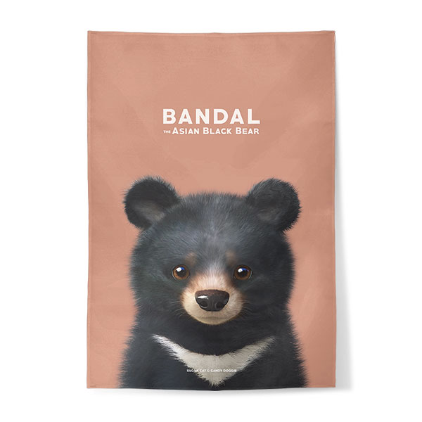 Bandal the Aisan Black Bear Fabric Poster