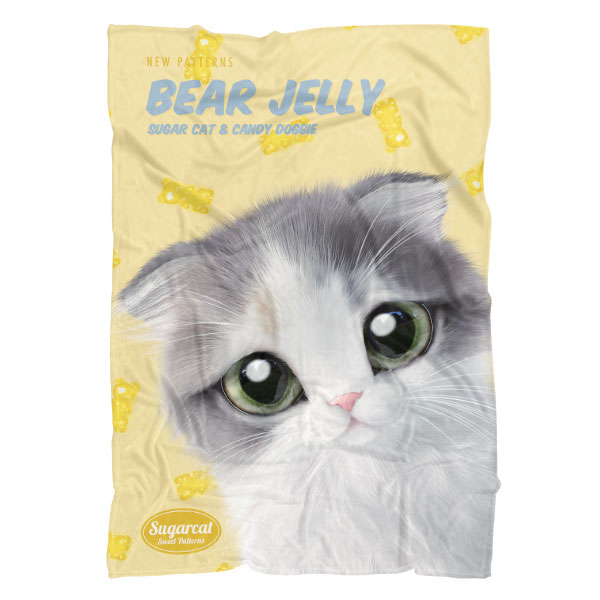 Joy the Kitten’s Gummy Baers Jelly New Patterns Fleece Blanket