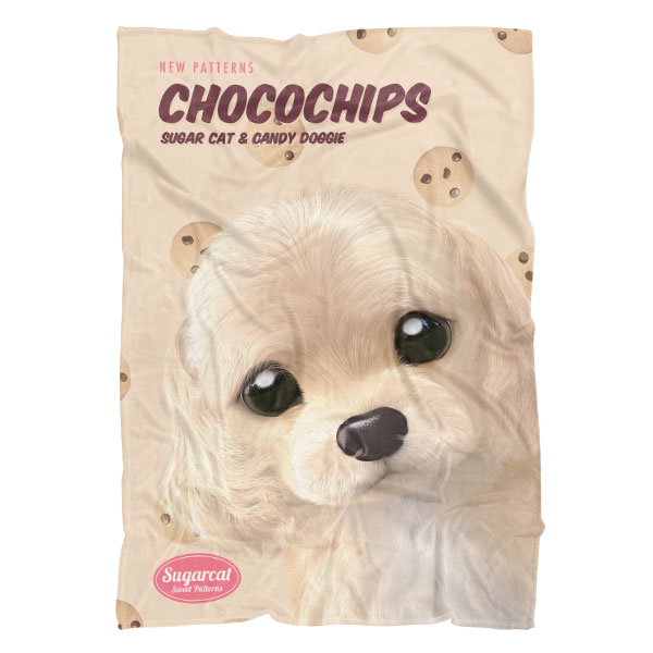 Momo the Cocker Spaniel’s Chocochips New Patterns Fleece Blanket