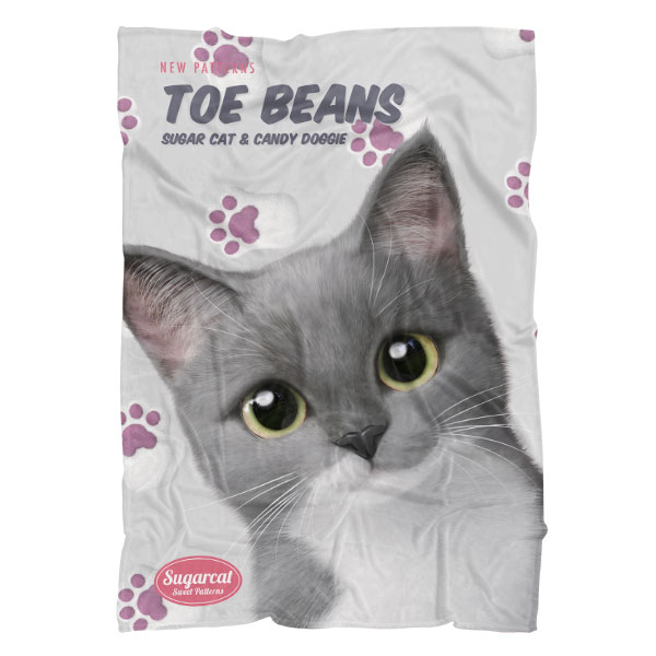 Tom’s Toe Beans New Patterns Fleece Blanket