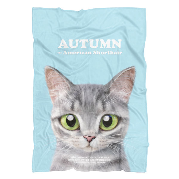 Autumn Retro Fleece Blanket
