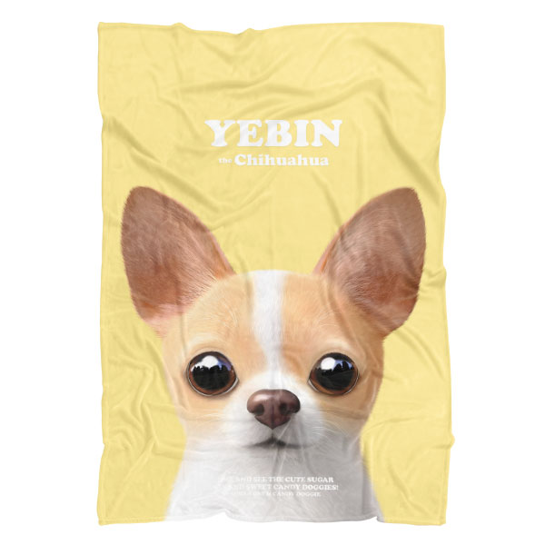 Yebin the Chihuahua Retro Fleece Blanket