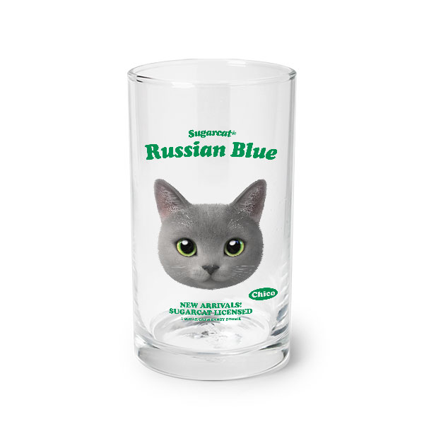 Chico the Russian Blue TypeFace Cool Glass