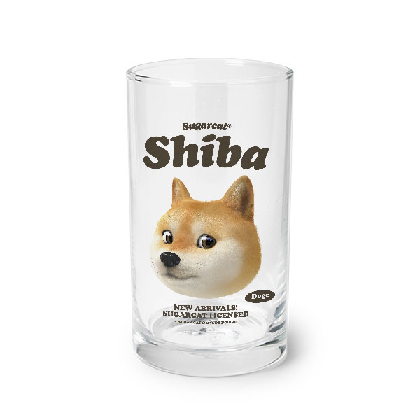 Doge the Shiba Inu (GOLD ver.) TypeFace Cool Glass