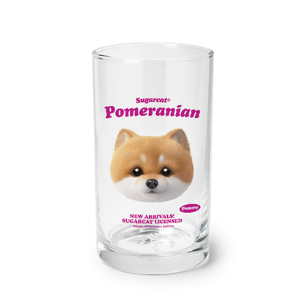 Pommy the Pomeranian TypeFace Cool Glass