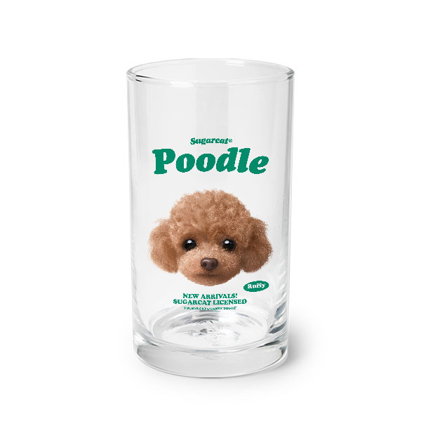 Ruffy the Poodle TypeFace Cool Glass