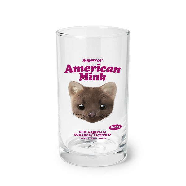 Minky the American Mink TypeFace Cool Glass
