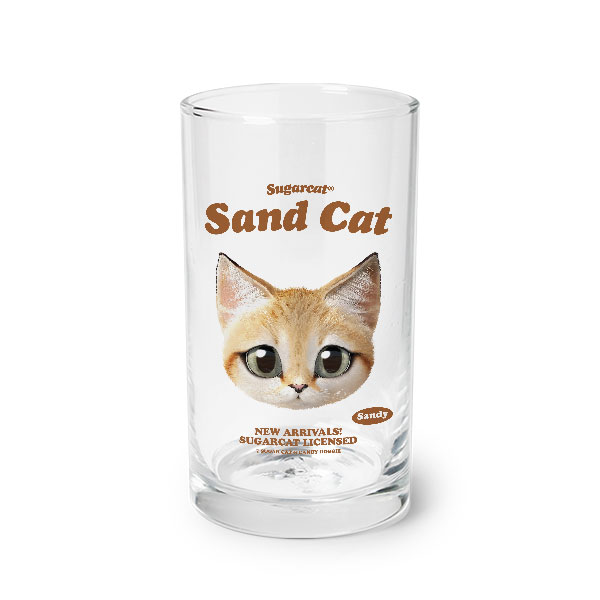 Sandy the Sand cat TypeFace Cool Glass