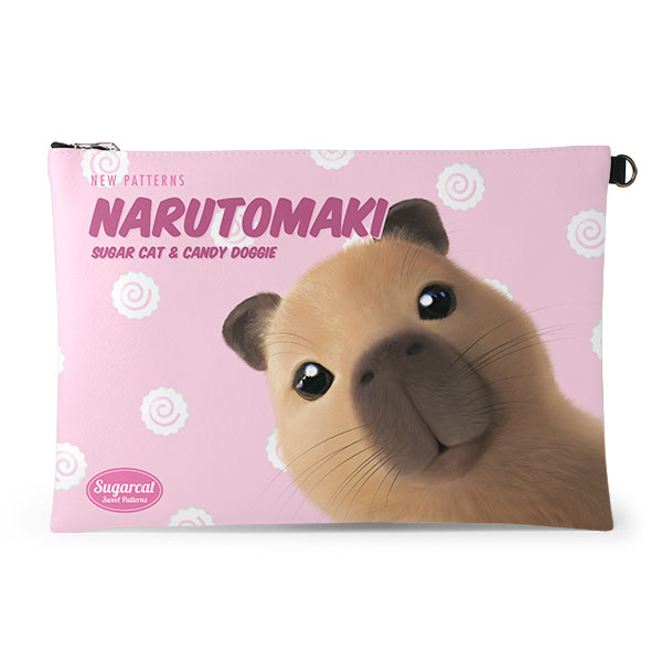 Capy&#039;s Narutomaki New Patterns Leather Clutch (Flat)