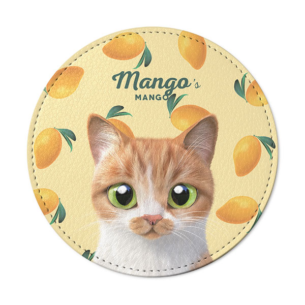 Mango’s Mango Leather Coaster