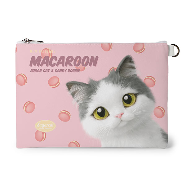 Dal’s Macaroon New Patterns Leather Flat Pouch