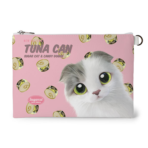 Duna’s Tuna Can New Patterns Leather Flat Pouch