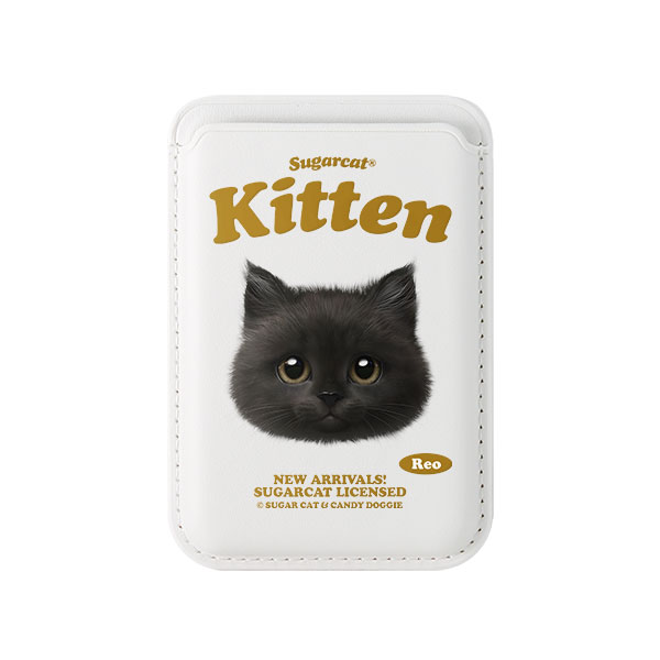 Reo the Kitten TypeFace Magsafe Card Wallet