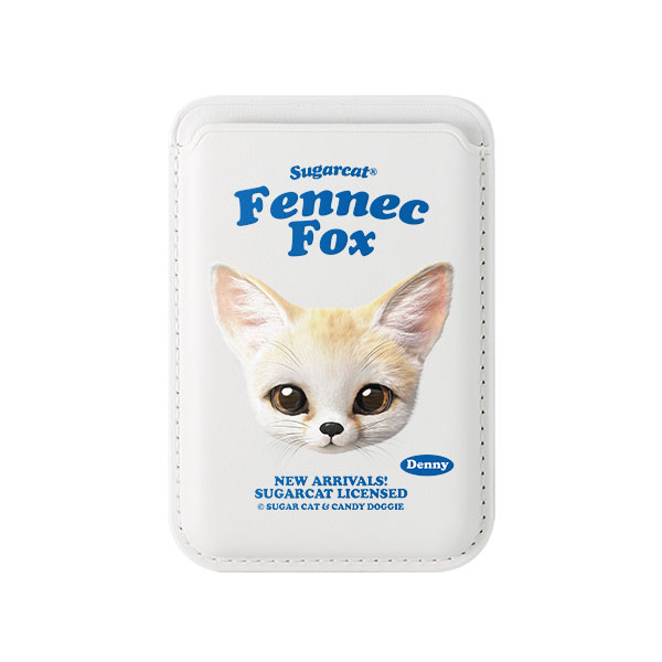 Denny the Fennec fox TypeFace Magsafe Card Wallet