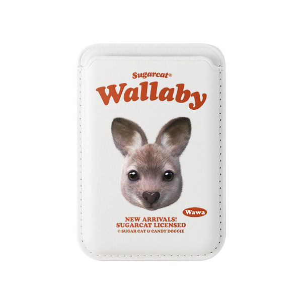 Wawa the Wallaby TypeFace Magsafe Card Wallet