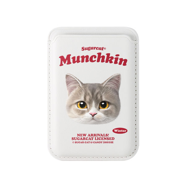 Winter the Munchkin TypeFace Magsafe Card Wallet