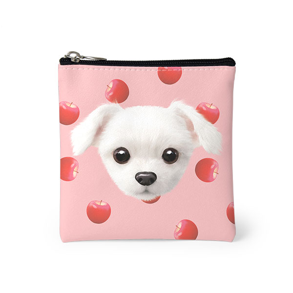 Dongdong’s Apple Face Mini Pouch