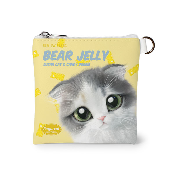 Joy the Kitten’s Gummy Baers Jelly New Patterns Mini Flat Pouch