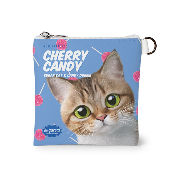 Mar’s Cherry Candy New Patterns Mini Flat Pouch