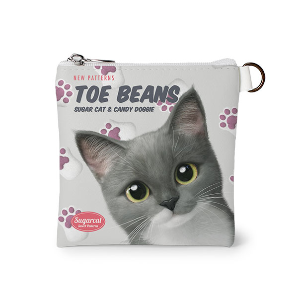 Tom’s Toe Beans New Patterns Mini Flat Pouch