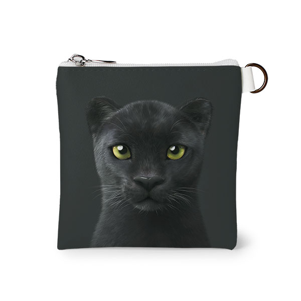 Blacky the Black Panther Mini Flat Pouch