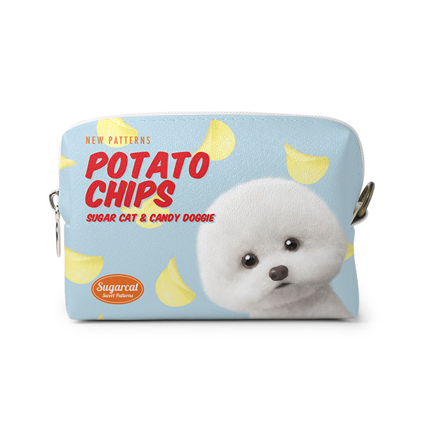 Dongle the Bichon&#039;s Potato Chips New Patterns Mini Volume Pouch
