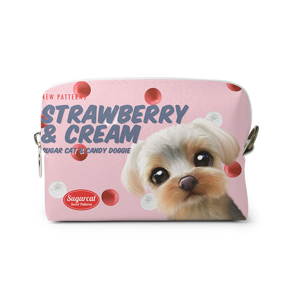 Sarang the Yorkshire Terrier’s Strawberry &amp; Cream New Patterns Mini Volume Pouch