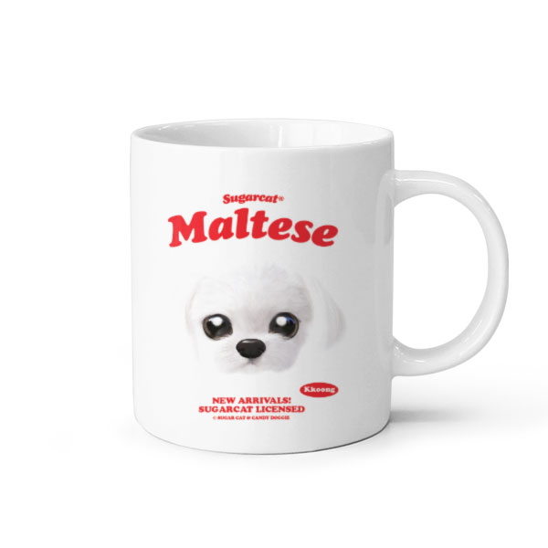 Kkoong the Maltese TypeFace Mug