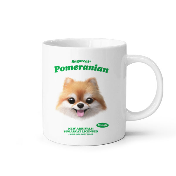Mingk the Pomeranian TypeFace Mug