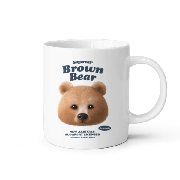 Brownie the Bear TypeFace Mug