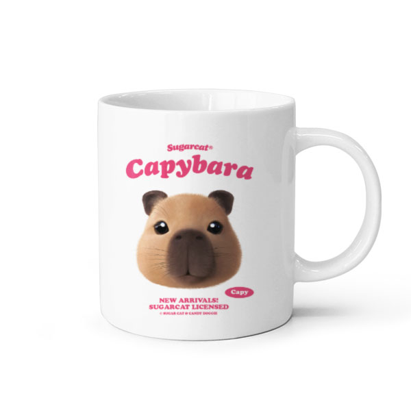 Capybara the Capy TypeFace Mug