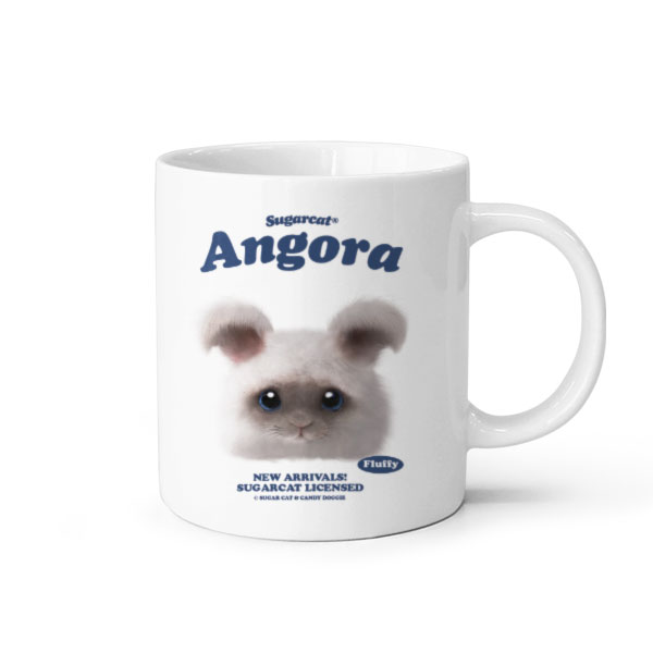 Fluffy the Angora Rabbit TypeFace Mug