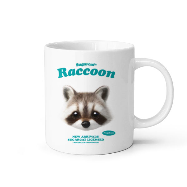 Nugulman the Raccoon TypeFace Mug