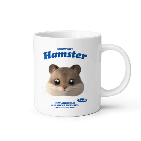 Ramji the Hamster TypeFace Mug