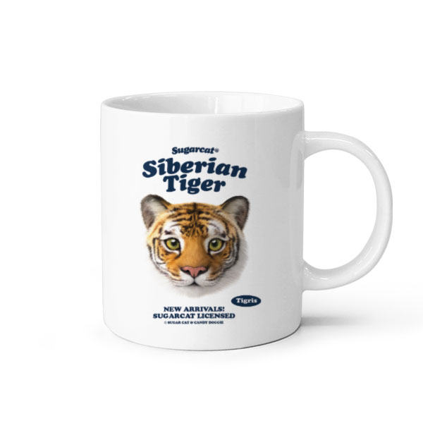Tigris the Siberian Tiger TypeFace Mug