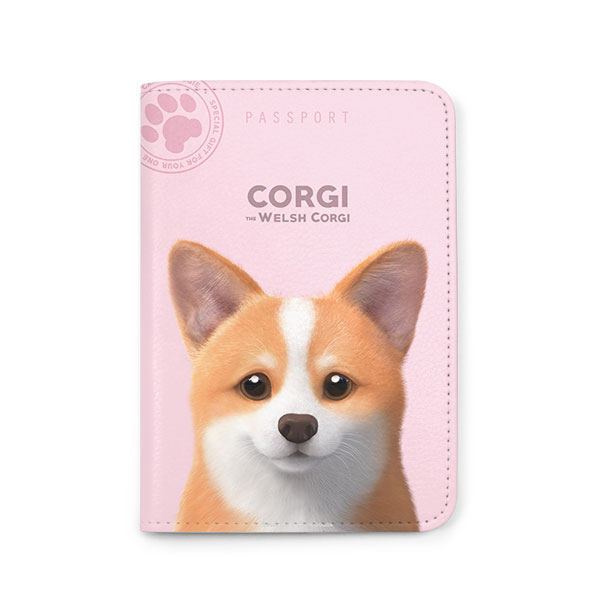 Corgi the Welsh Corgi Passport Case