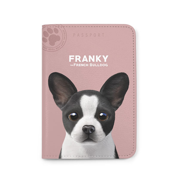 Franky the French Bulldog Passport Case