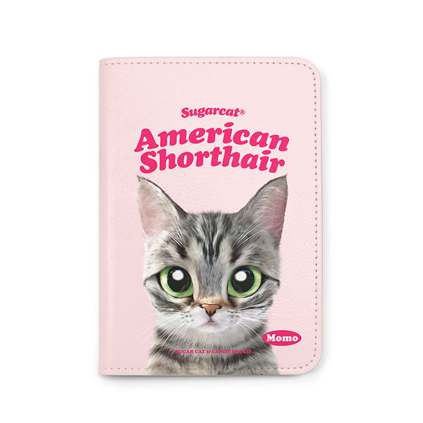 Momo the American shorthair cat Type Passport Case