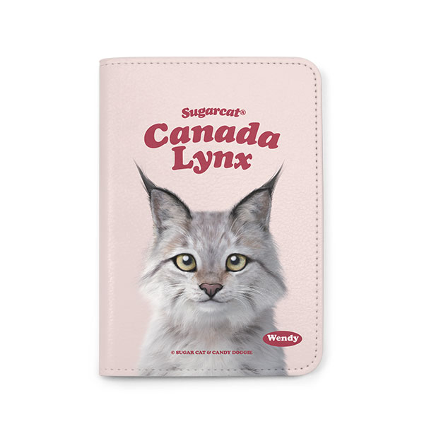 Wendy the Canada Lynx Type Passport Case