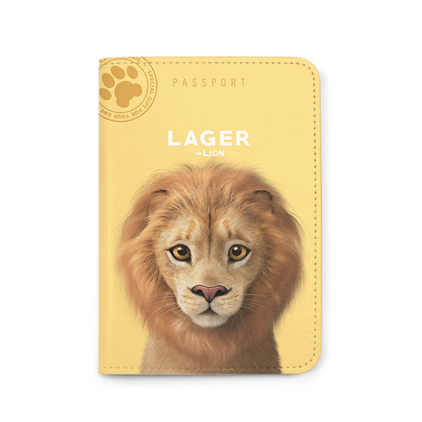 Lager the Lion Passport Case