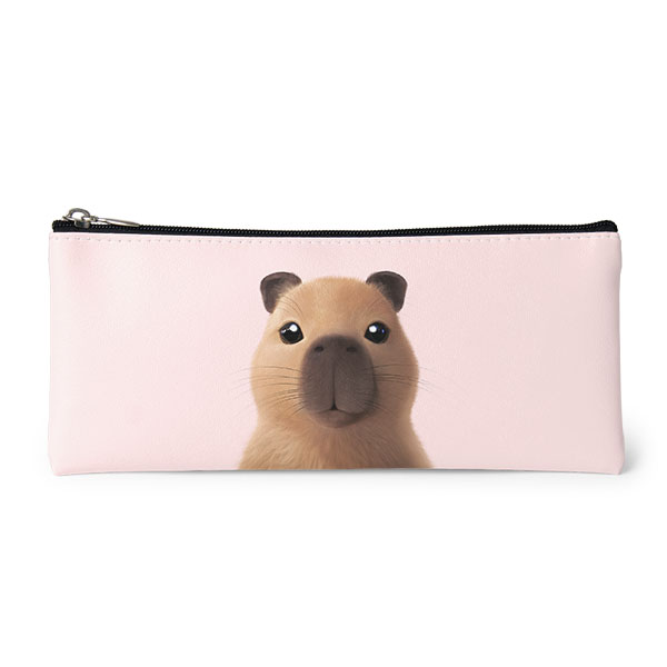 Capybara the Capy Leather Pencilcase