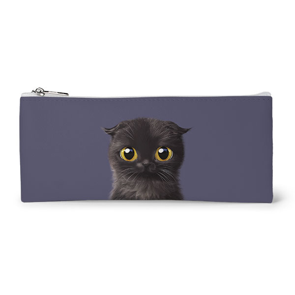 Gimo Leather Flat Pencilcase