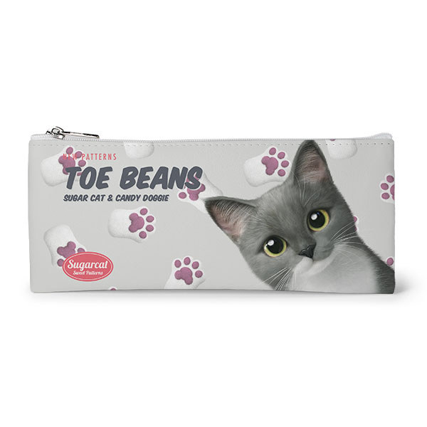 Tom’s Toe Beans New Patterns Leather Flat Pencilcase