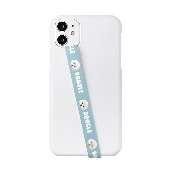 Dongle the Bichon Face Phone Strap