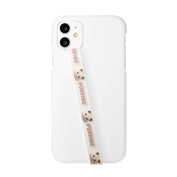 Pudding the Hamster Face TPU Phone Strap