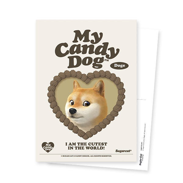 Doge the Shiba Inu (GOLD ver.) MyHeart Postcard