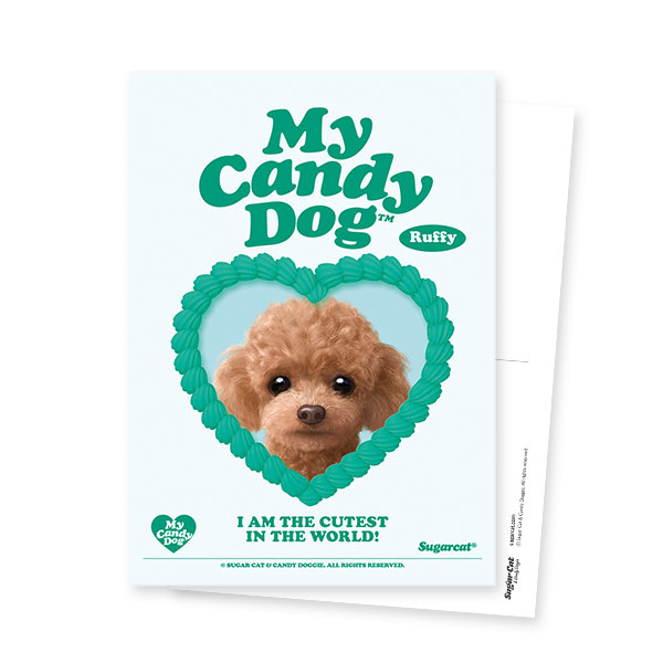 Ruffy the Poodle MyHeart Postcard